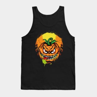 monster pumpkin halloween Tank Top